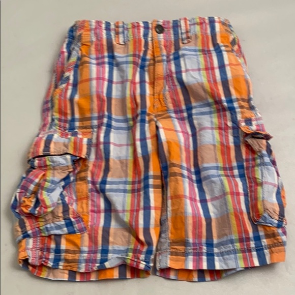H&M adjustable waist plaid shorts 11/12 - Picture 1 of 8